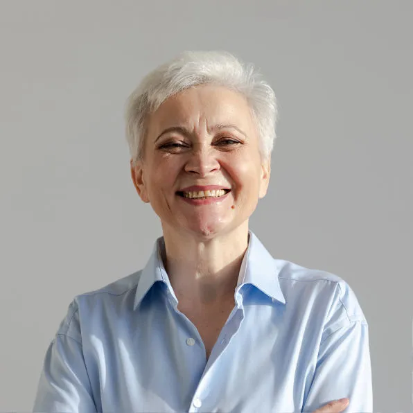 Verified MetaGlucent customer Linda M., 54 — energy and cravings testimonial