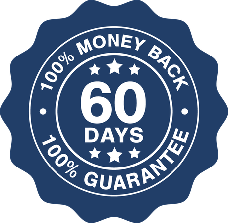 60 Day Money Back Guarantee Seal