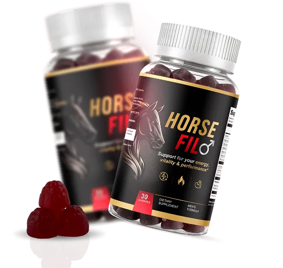 Horsefil Gummies - Natural Performance Support bottle