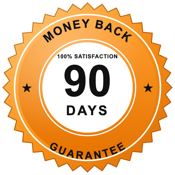 90-Day Money Back Guarantee Seal