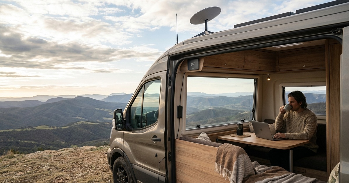 Internet im Van: Starlink Mini vs. 5G Router im Härtetest (2026)