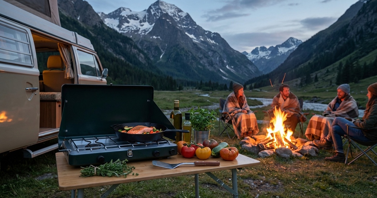 Kochen auf 2 Flammen: Gourmet-Rezepte für die Camping-Küche (2026)