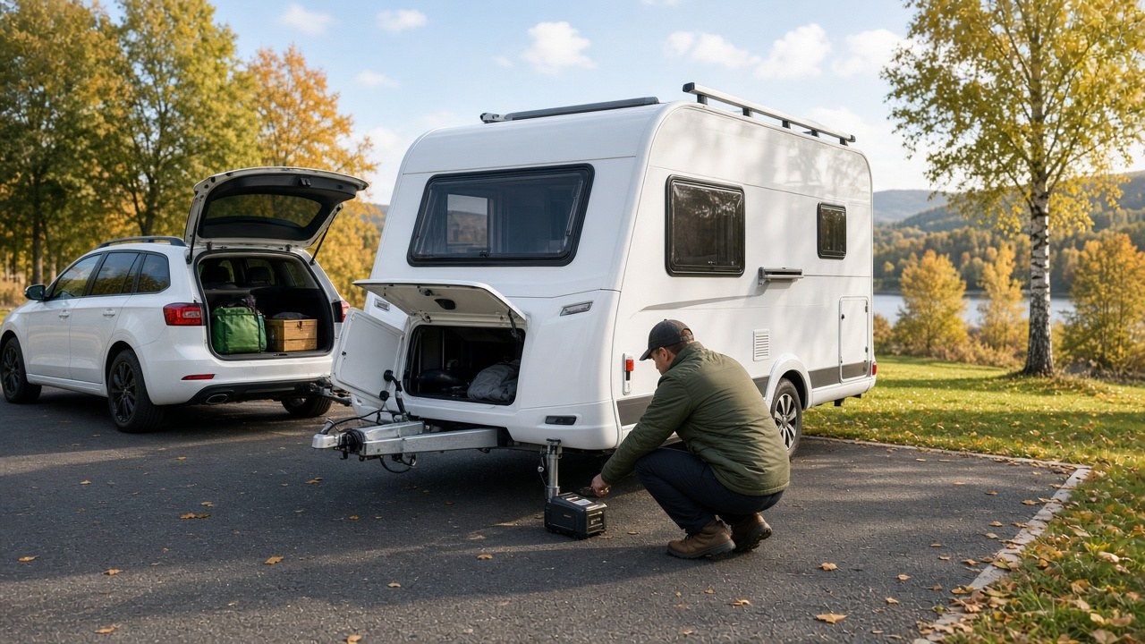 Wohnwagen packen ohne Deichsel-Drama: Stützlast zuerst, nicht Zuladung