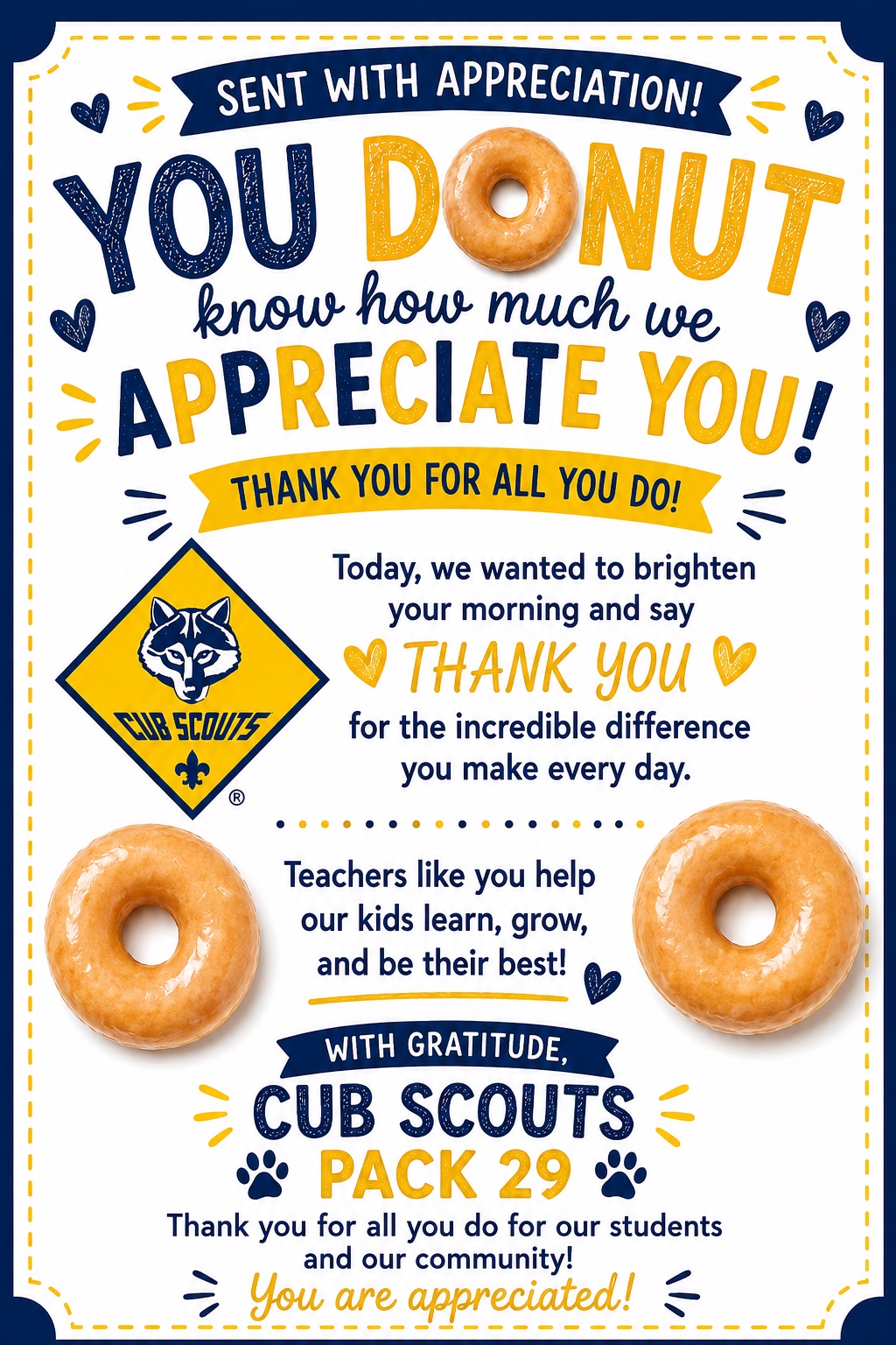 Doughnut Deliveries - Teacher Workdays photo
