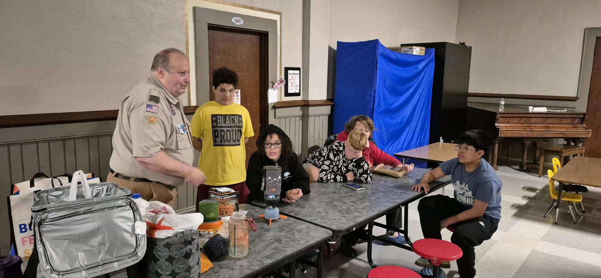 Troop meeting photo