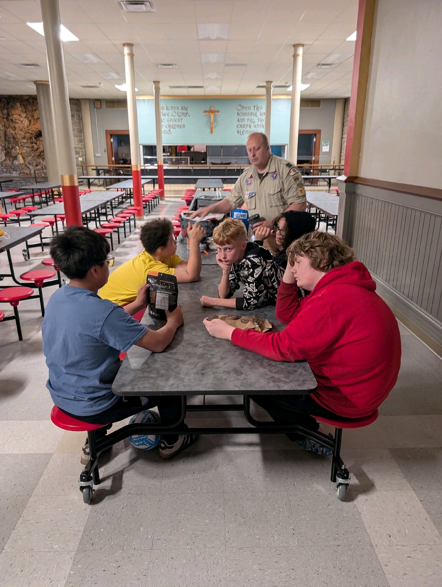 Troop meeting photo