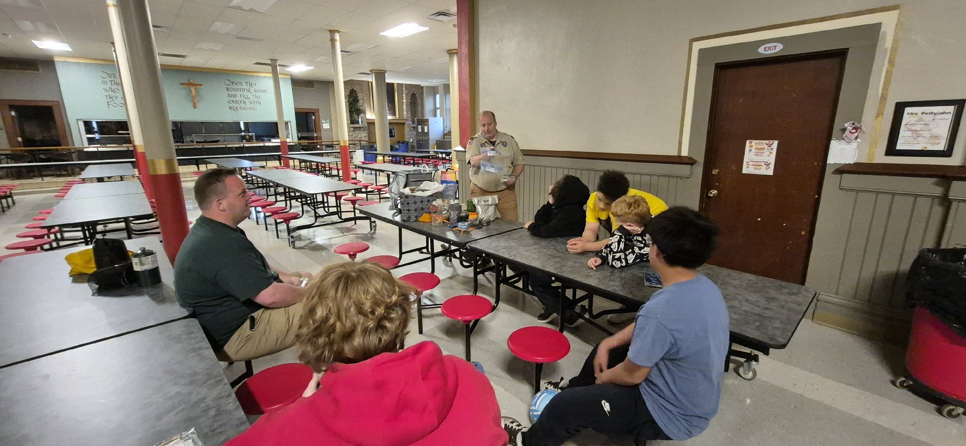 Troop meeting photo