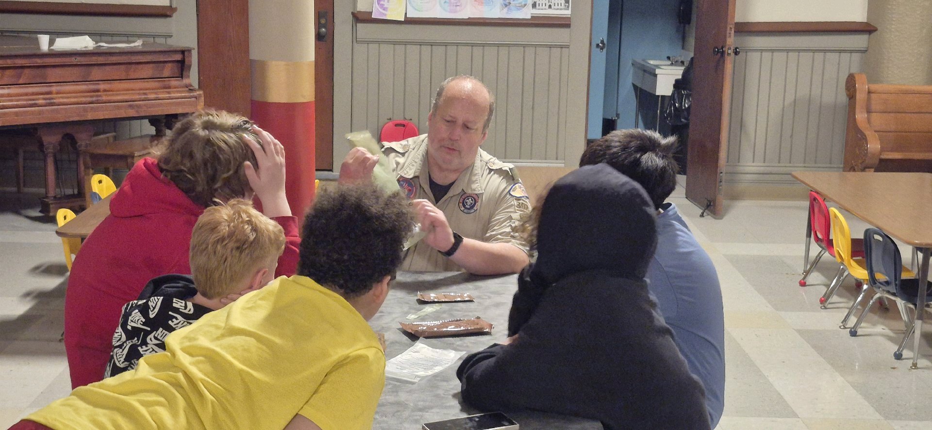 Troop meeting photo