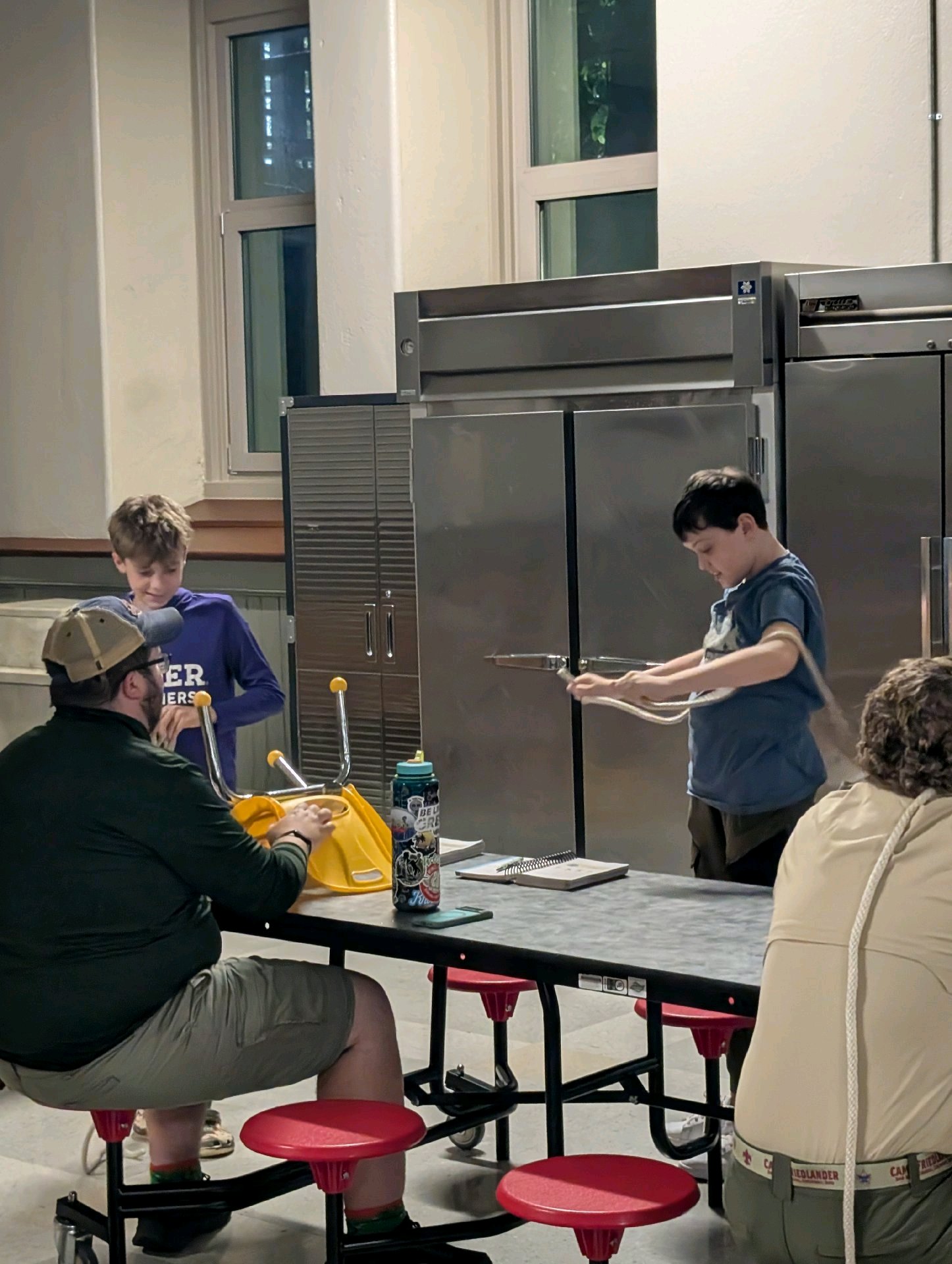 Troop meeting photo