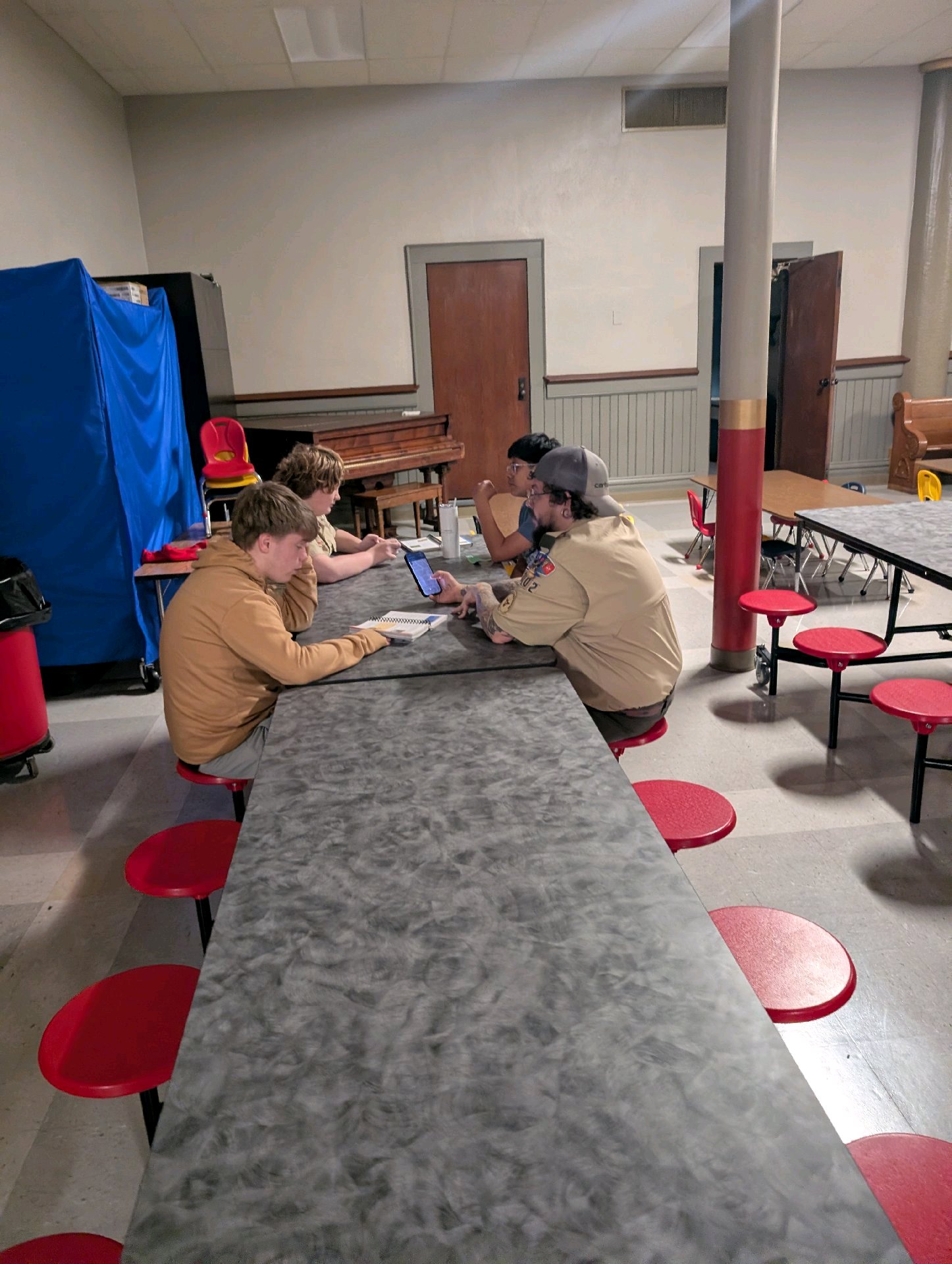 Troop meeting photo