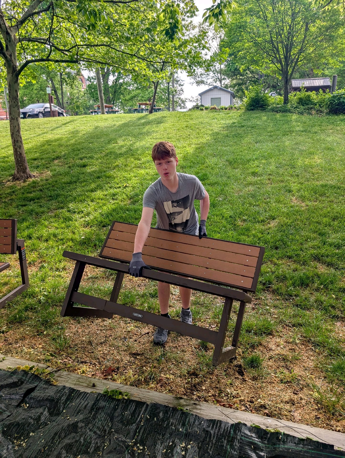 Service Project at Taft House photo