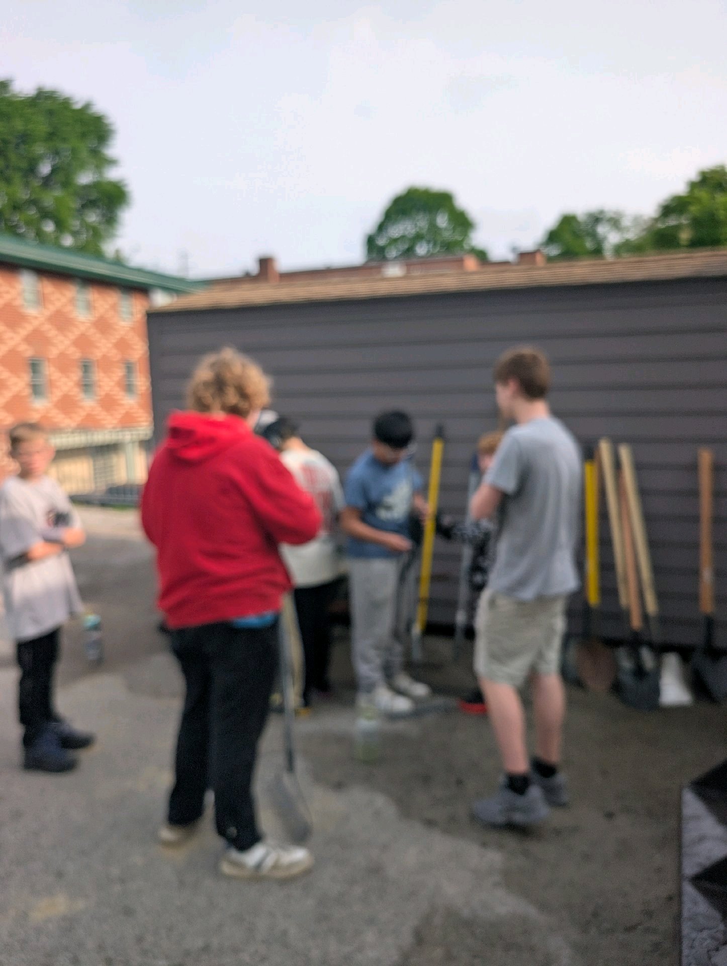 Service Project at Taft House photo