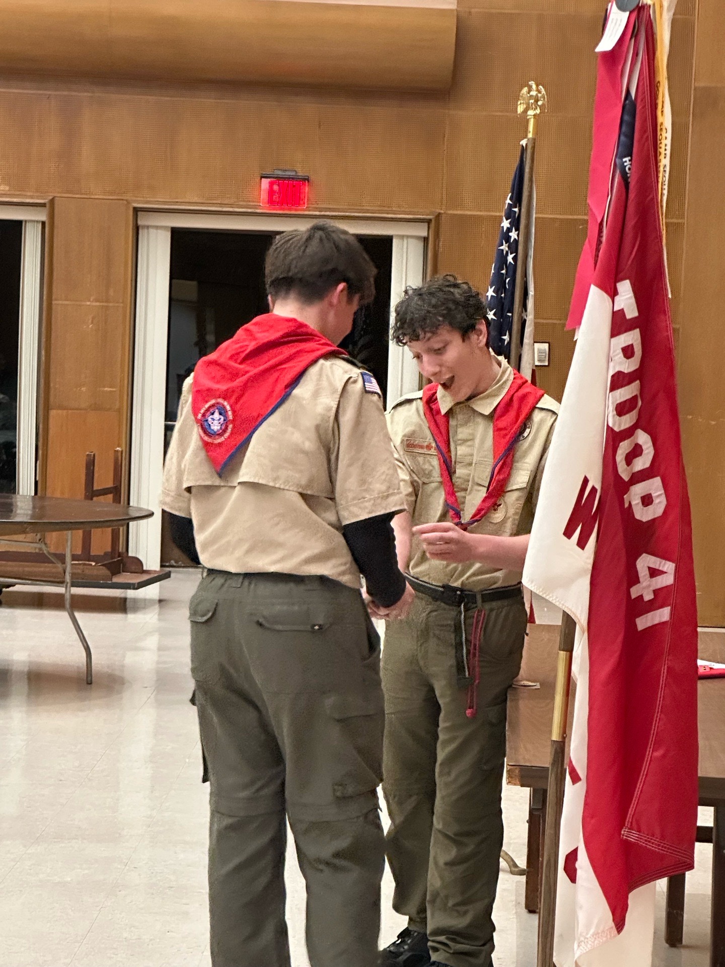 Flag Retirement Ceremony photo
