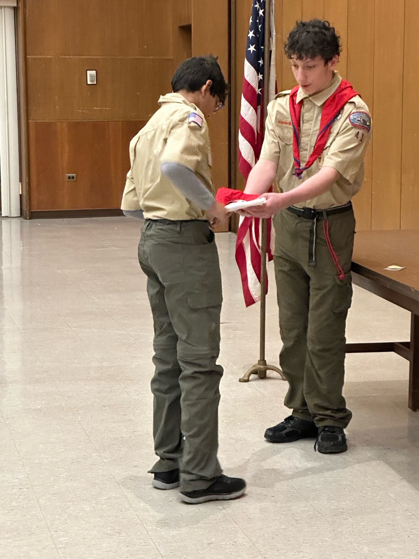 Flag Retirement Ceremony photo