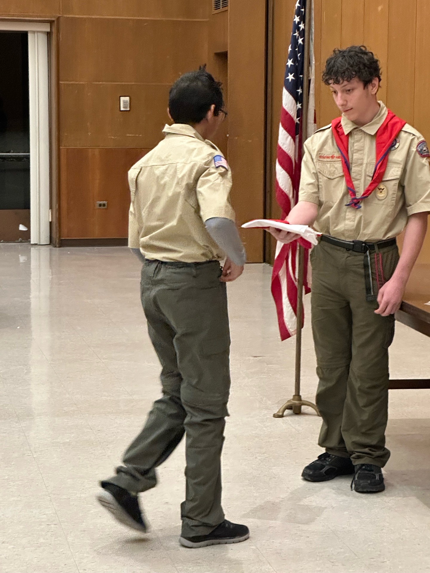 Flag Retirement Ceremony photo