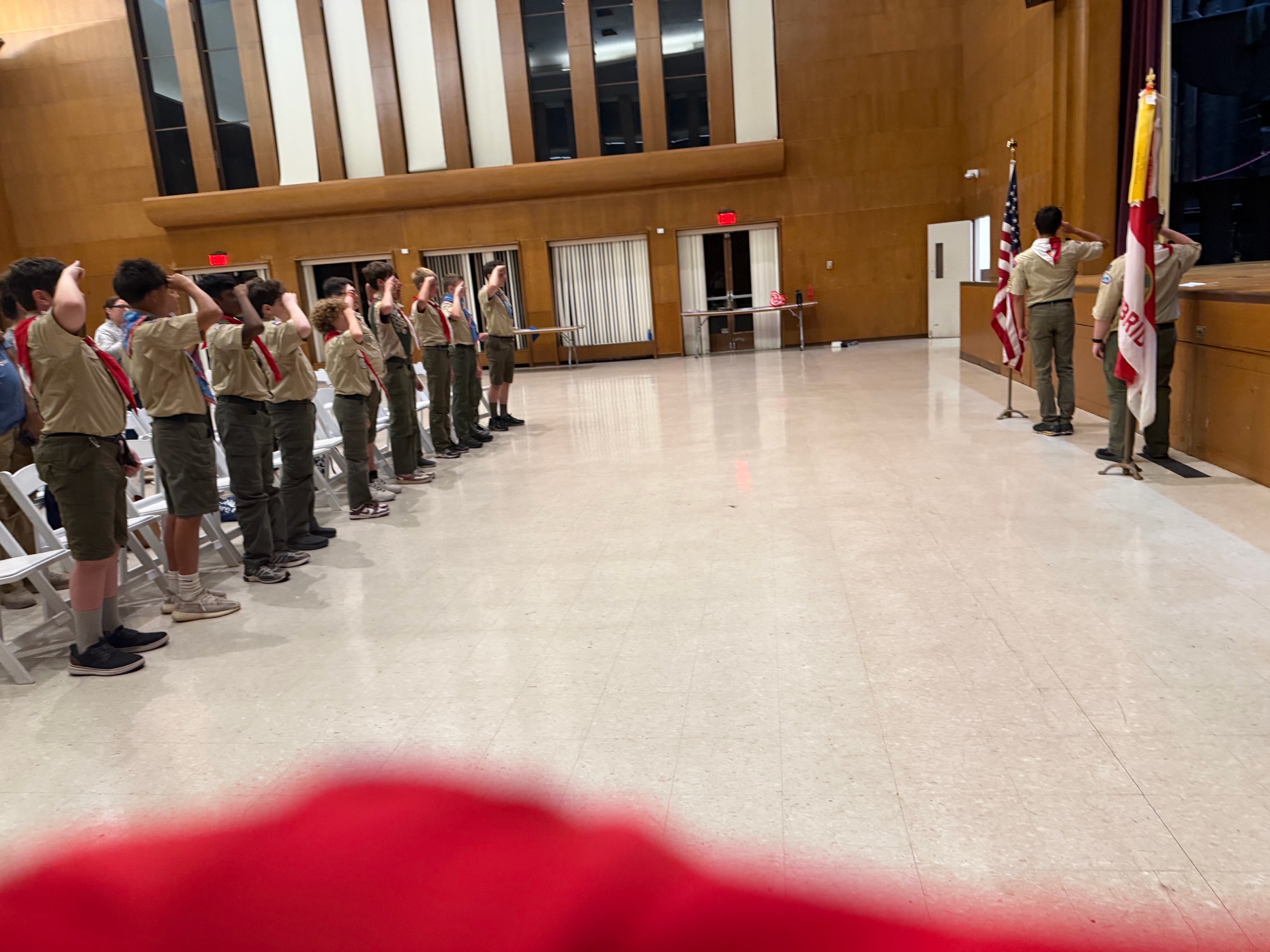 Flag Retirement Ceremony photo