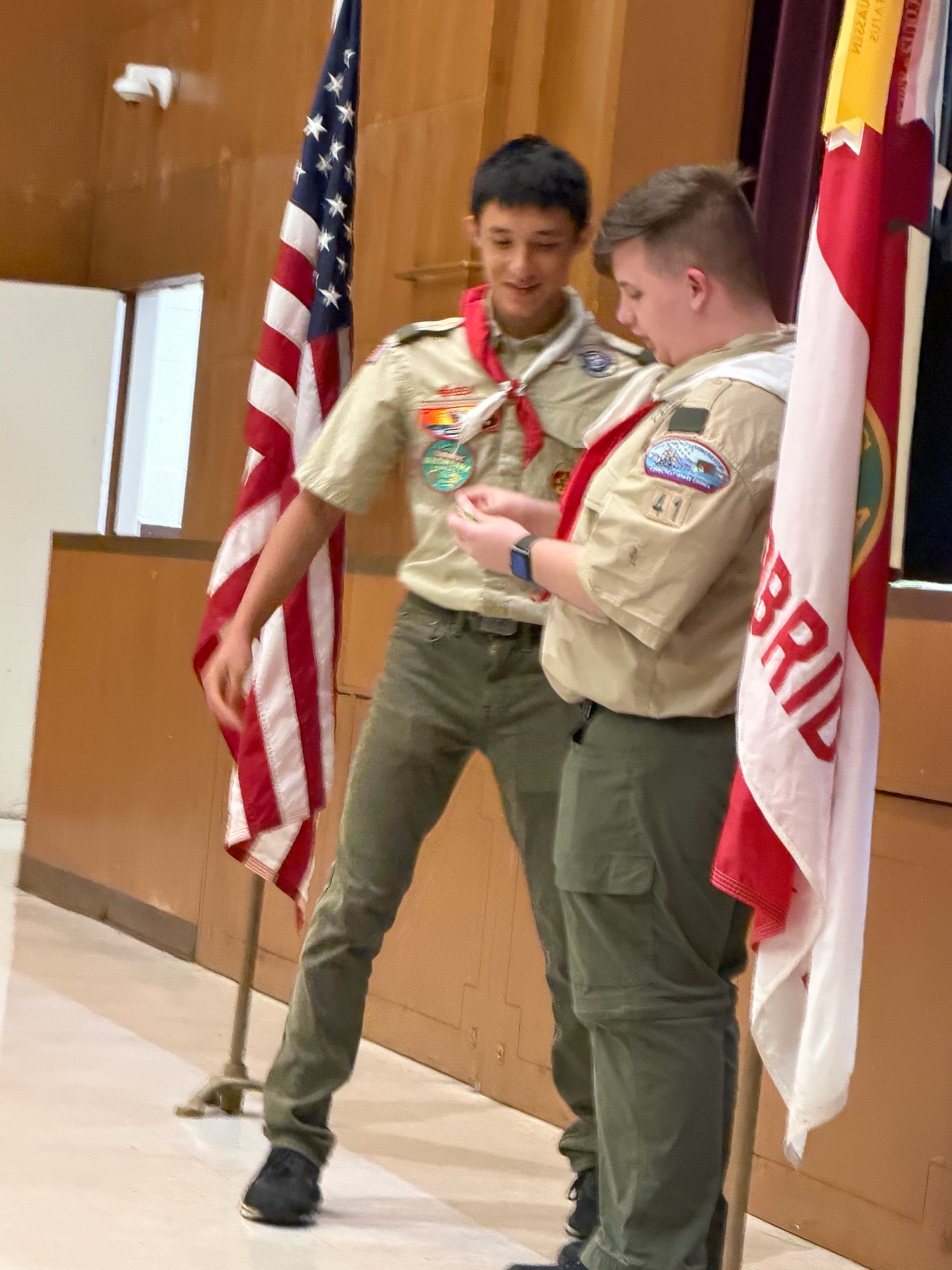 Flag Retirement Ceremony photo