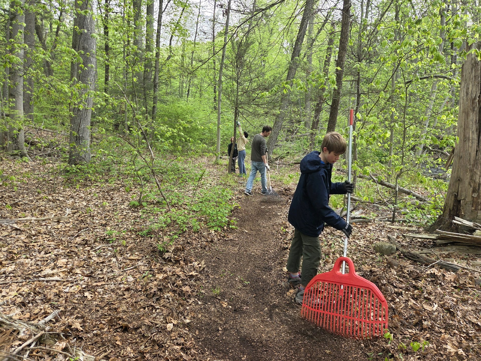 Camp Cedarcrest Trail Cleanup photo