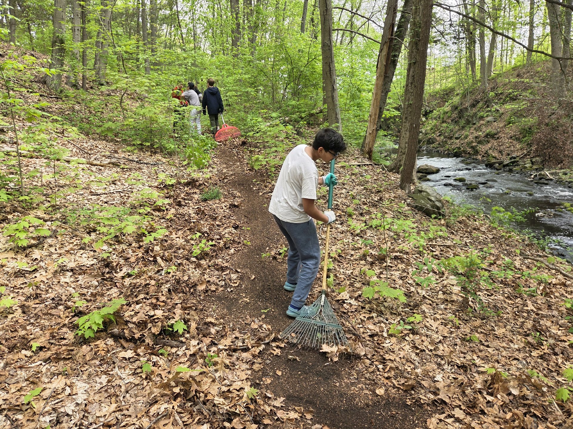 Camp Cedarcrest Trail Cleanup photo