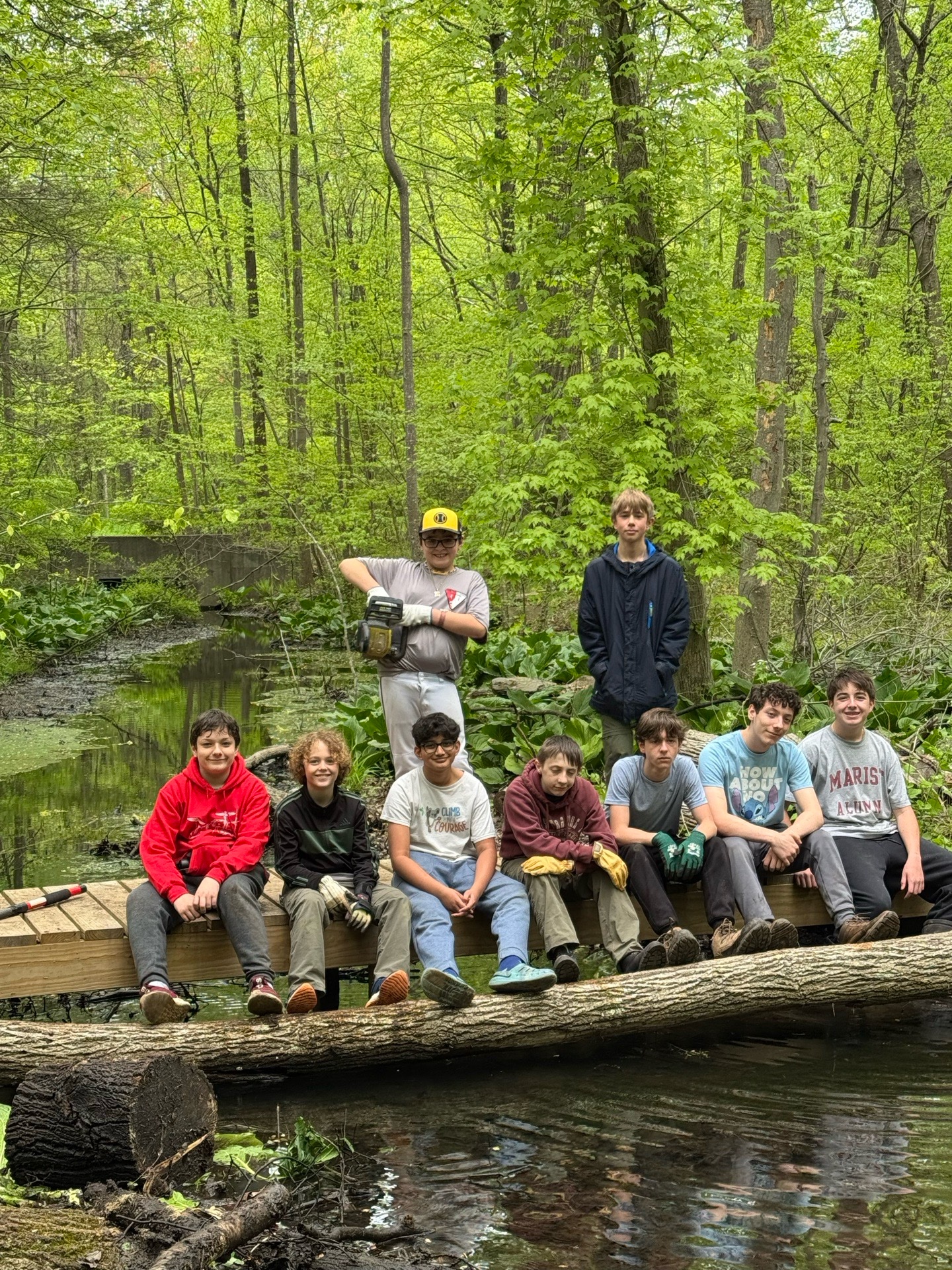 Camp Cedarcrest Trail Cleanup photo