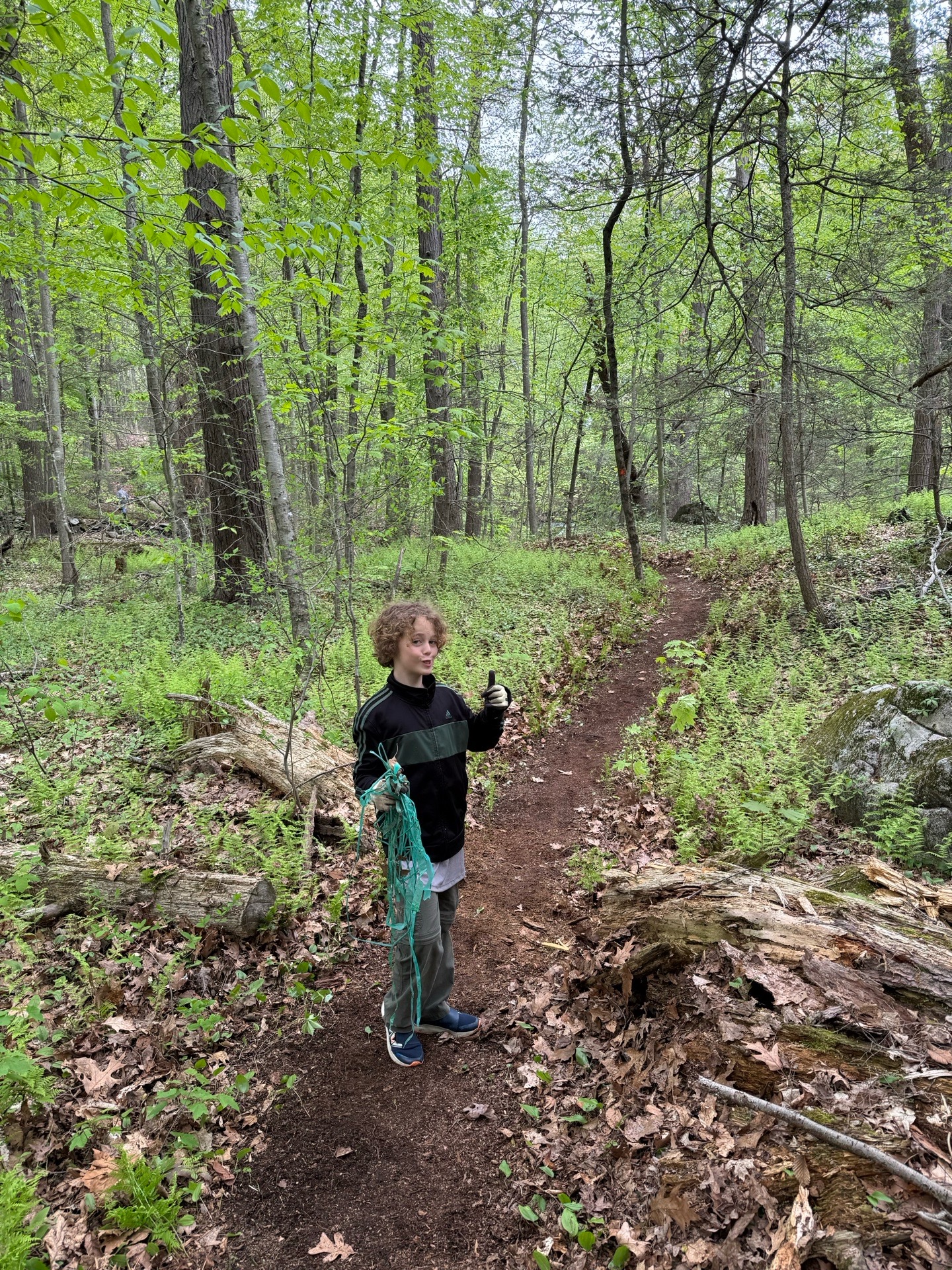 Camp Cedarcrest Trail Cleanup photo