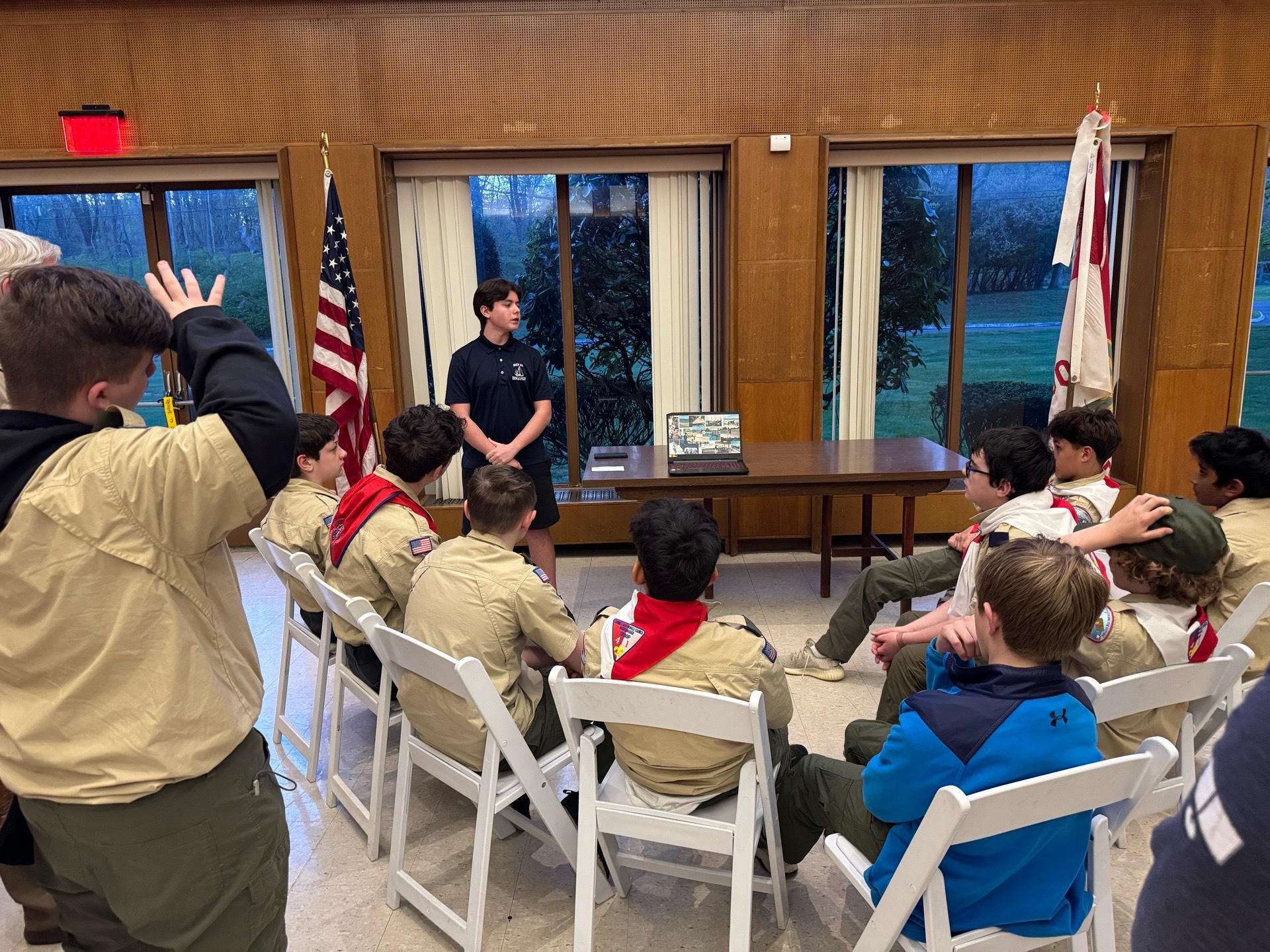 Troop Meeting + Sea scout intro photo