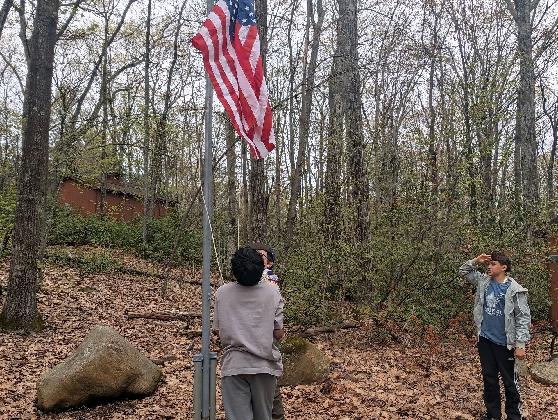 Survival Shelter Building Campout (PLC) photo