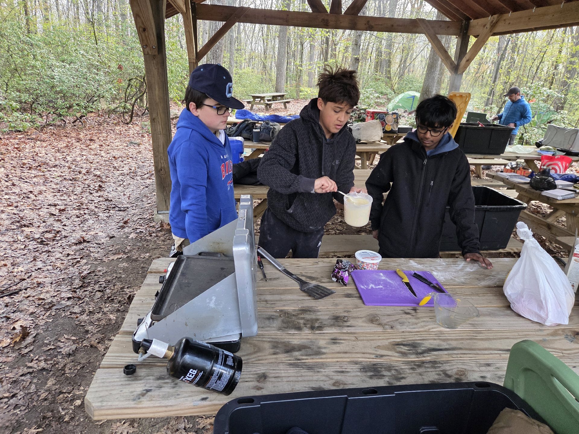 Survival Shelter Building Campout (PLC) photo
