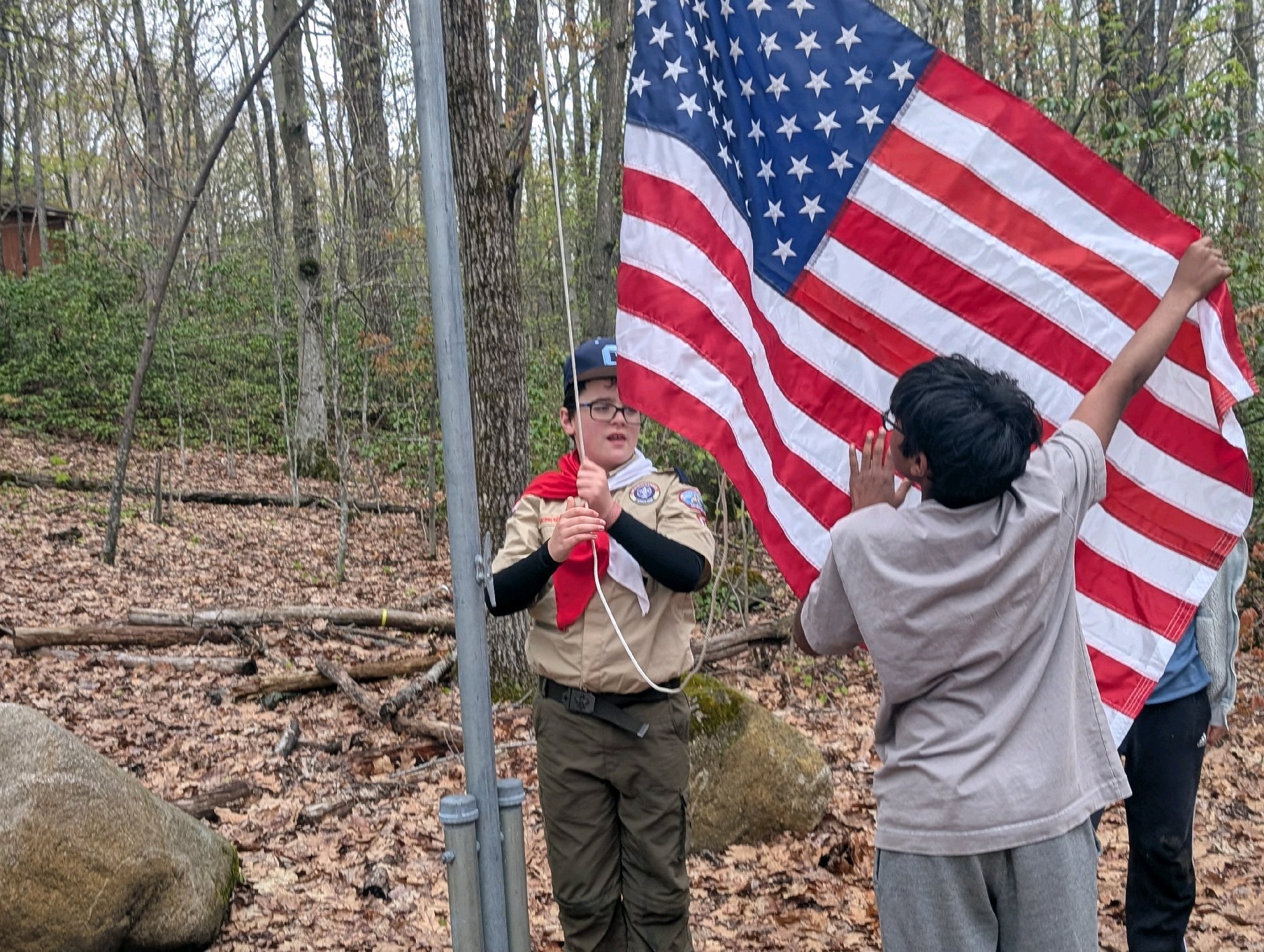 Survival Shelter Building Campout (PLC) photo