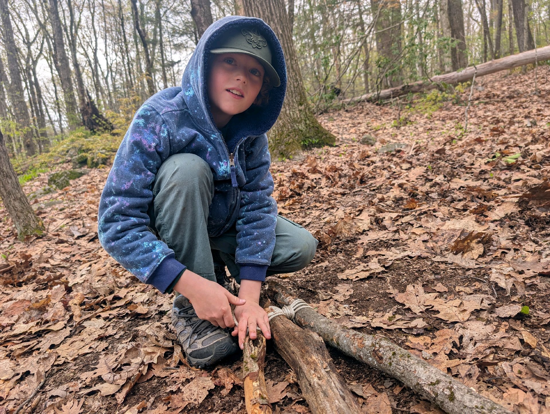 Survival Shelter Building Campout (PLC) photo