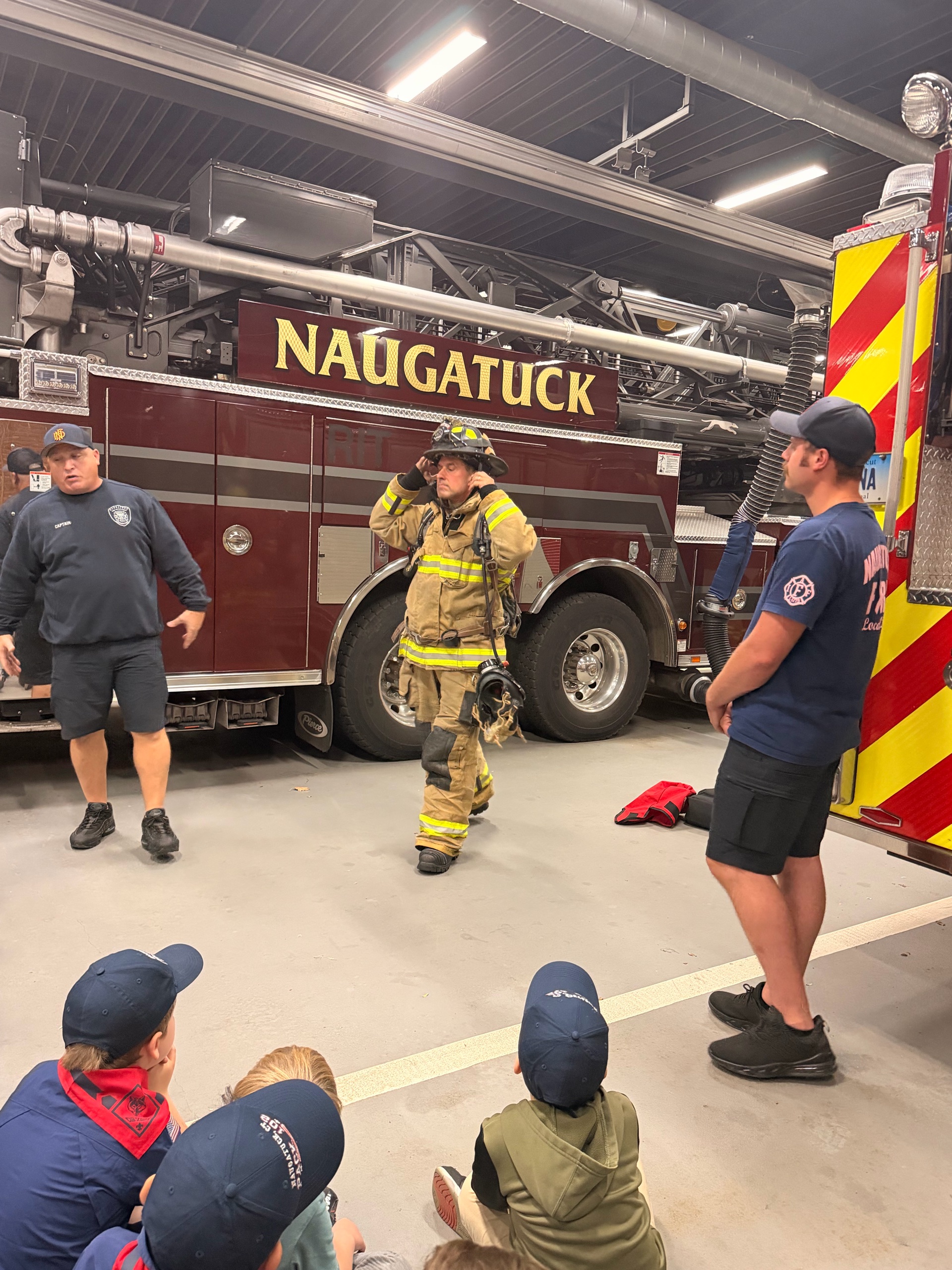 Naugatuck Fire Department Visit photo