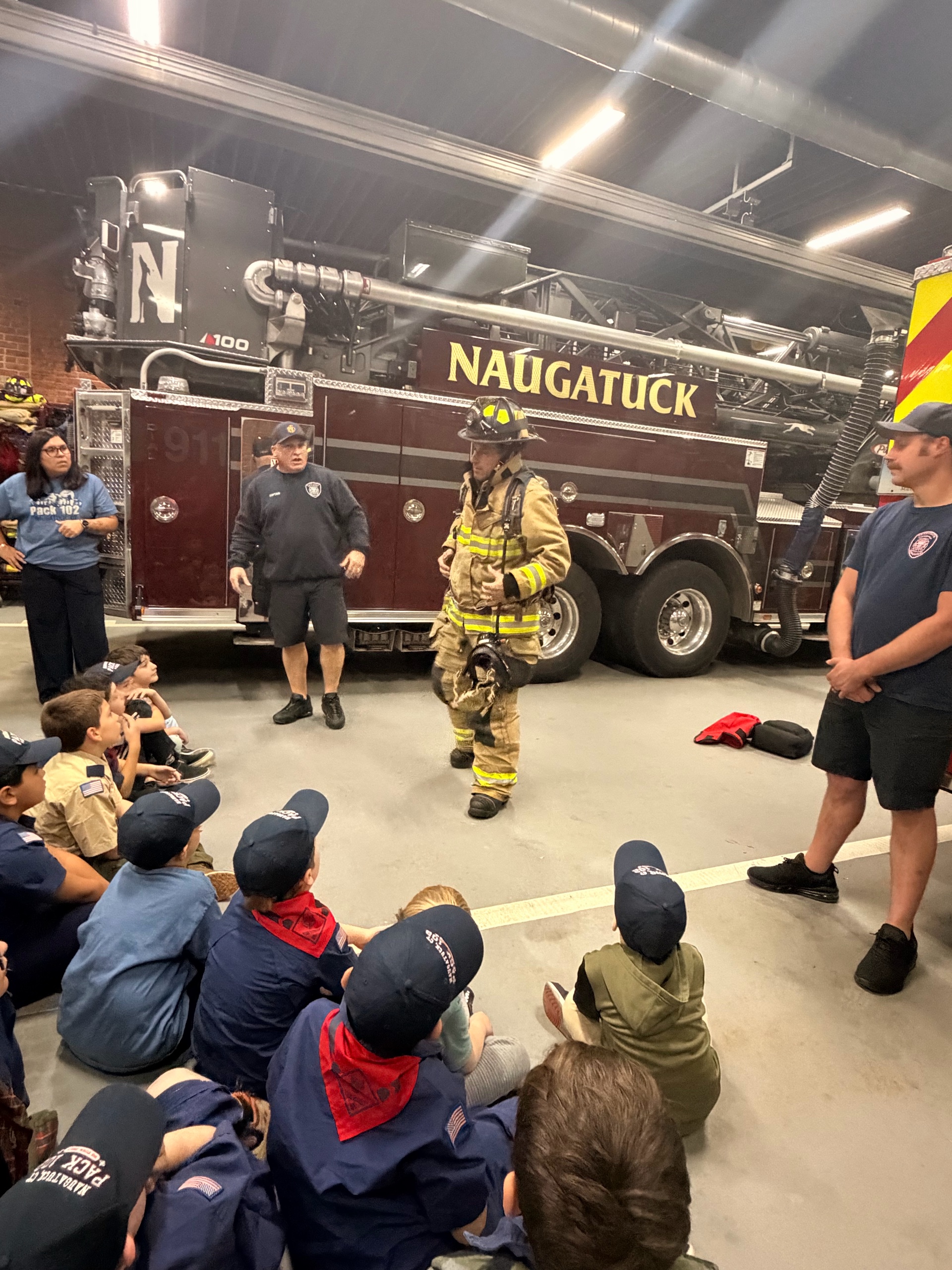 Naugatuck Fire Department Visit photo