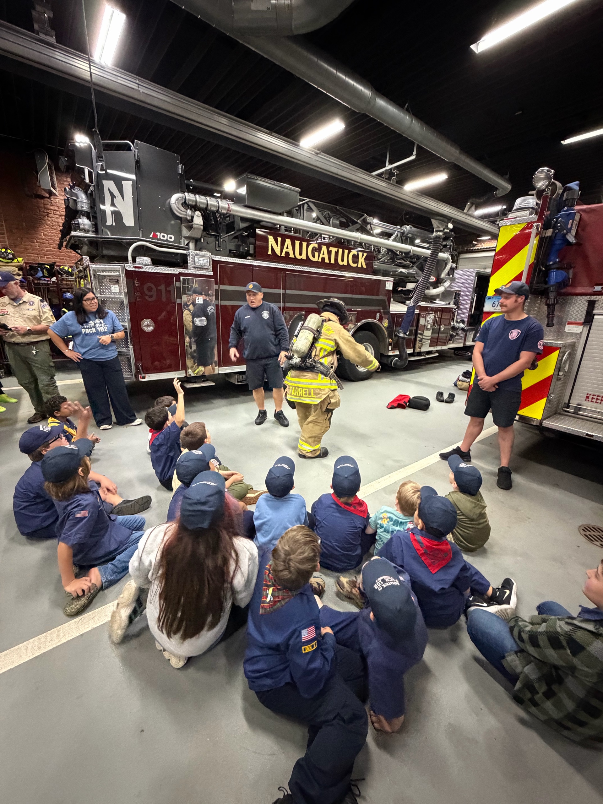 Naugatuck Fire Department Visit photo