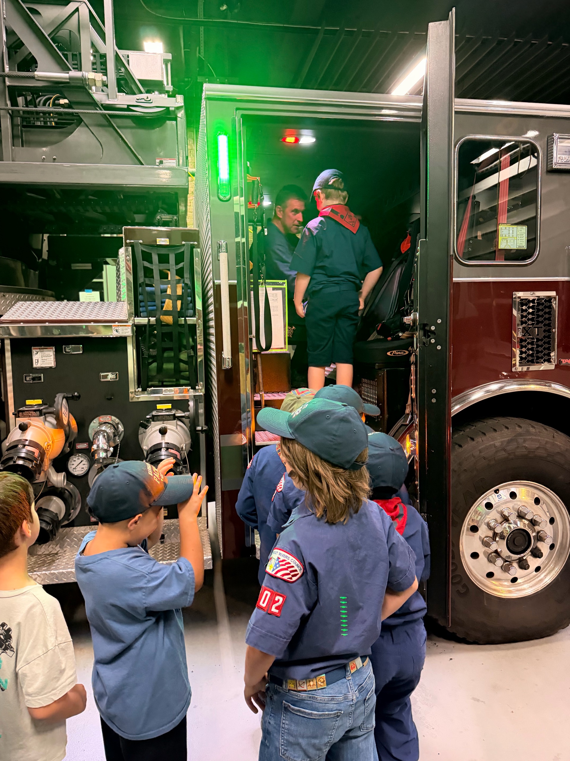 Naugatuck Fire Department Visit photo