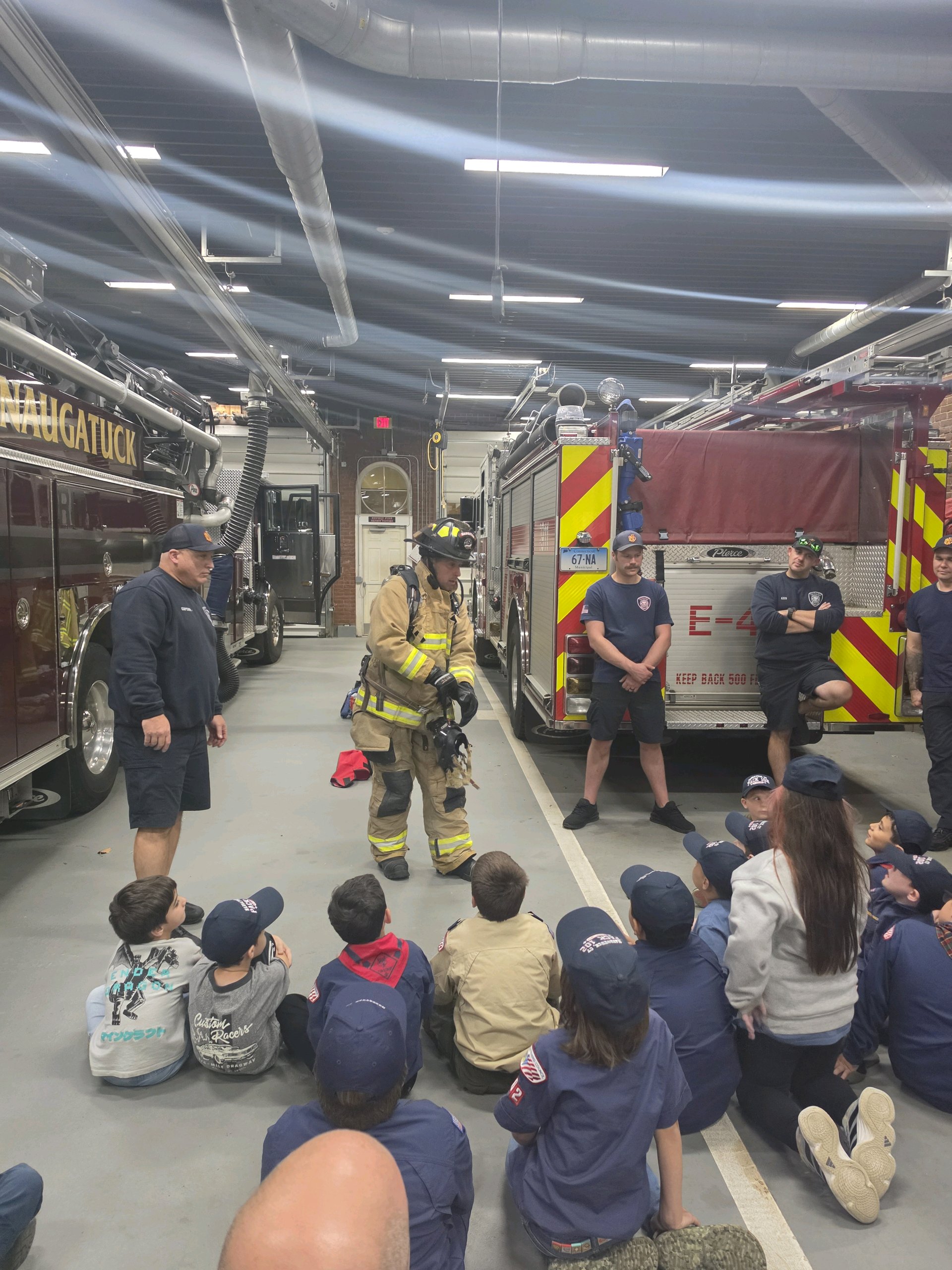 Naugatuck Fire Department Visit photo