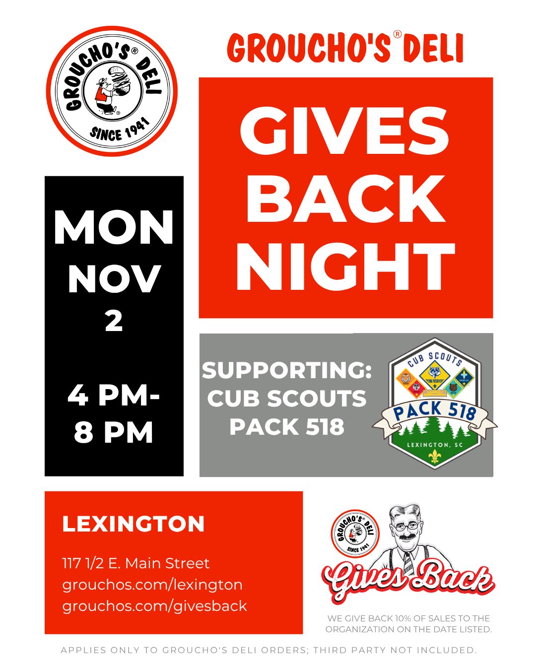 Groucho's Give Back Night photo