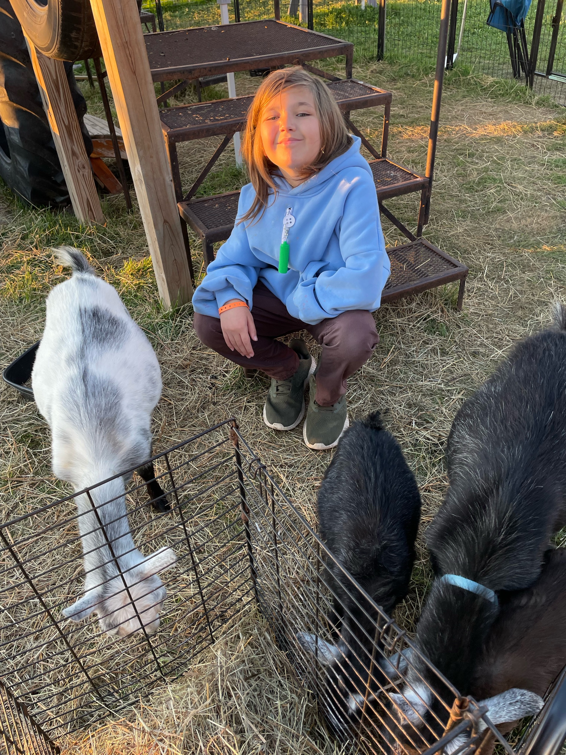 Grampas Farm Pack Visit - Merrill photo