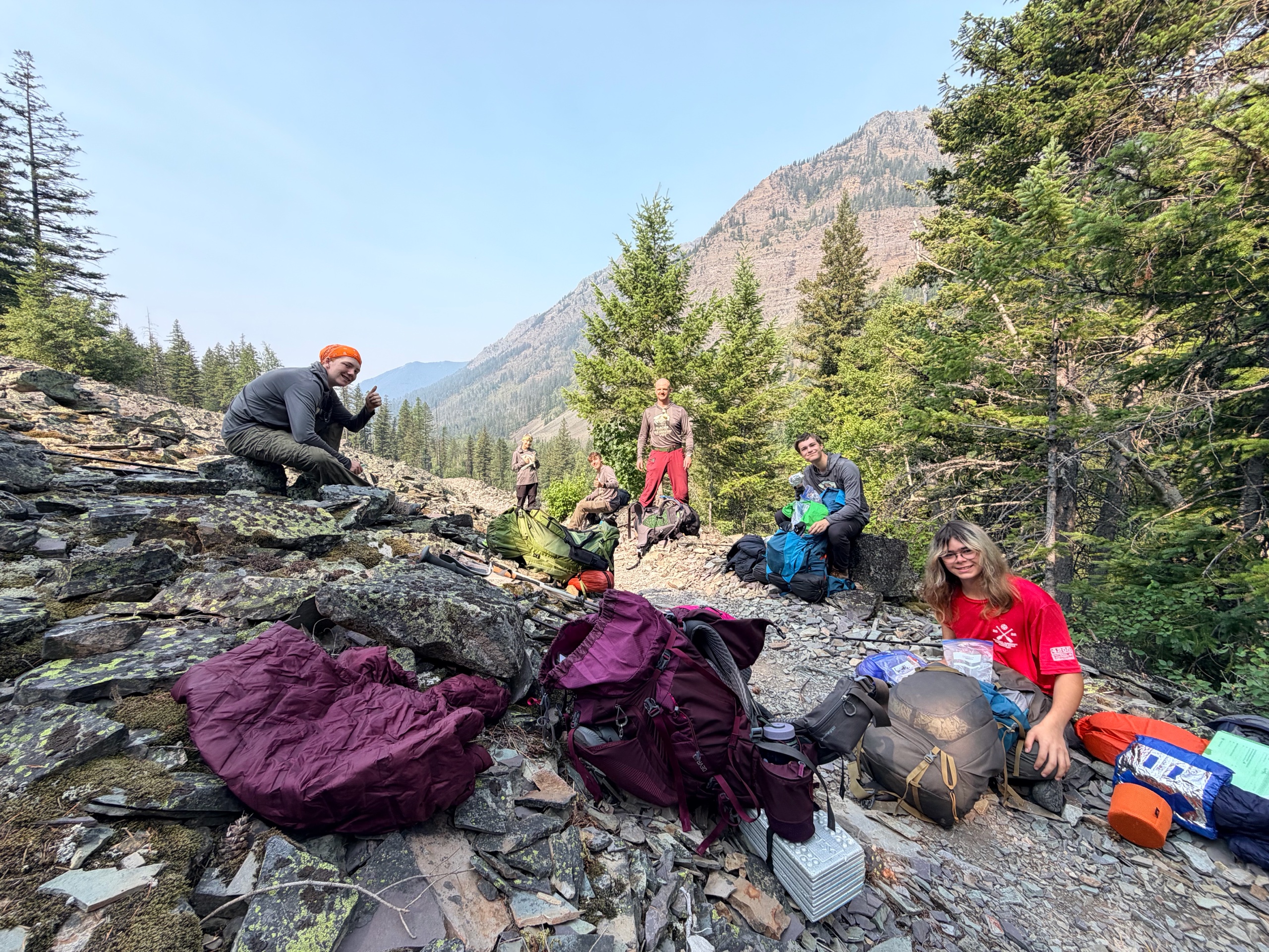 Glacier Backpacking	HA-Group2 photo