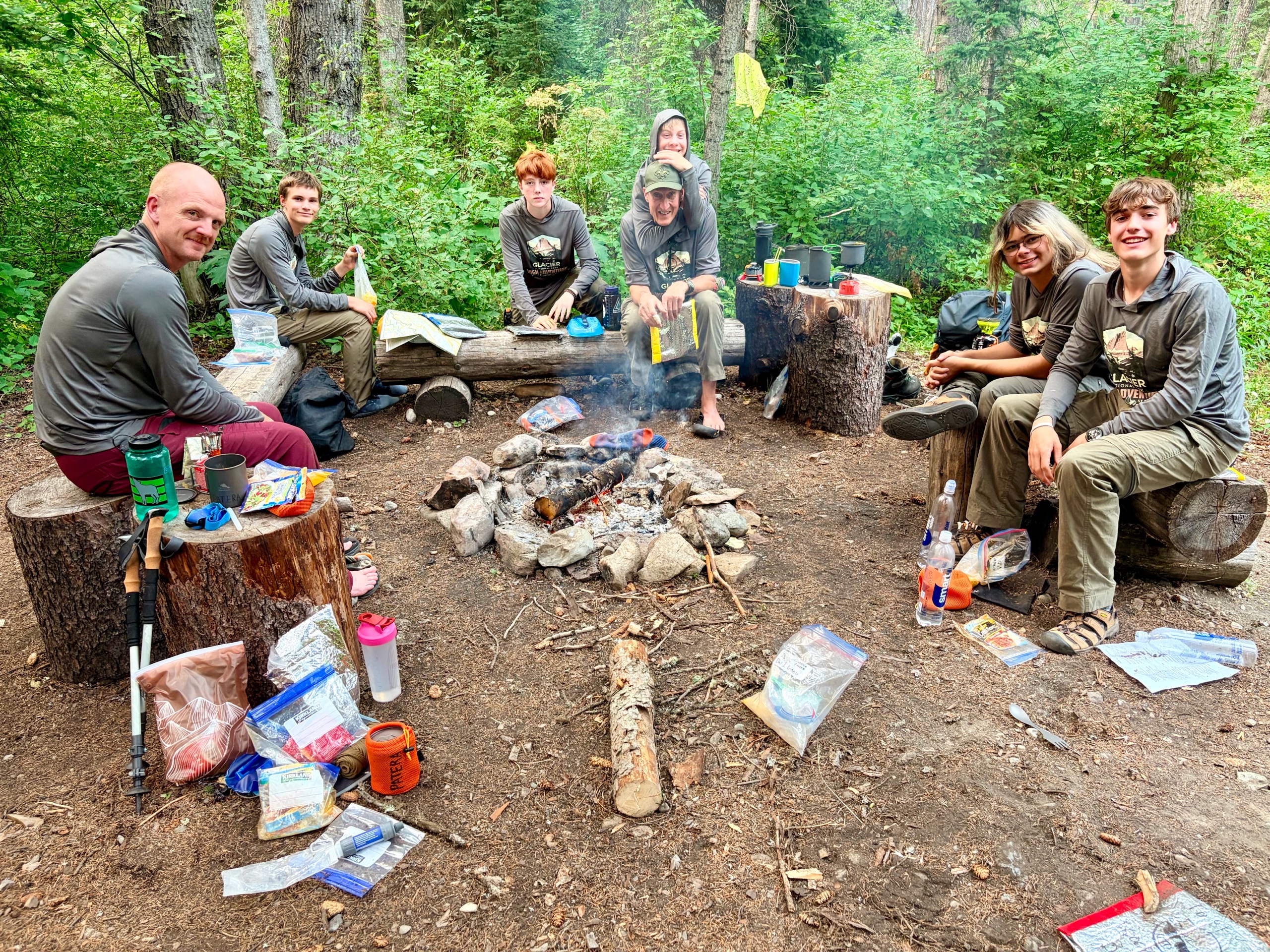 Glacier Backpacking	HA-Group2 photo