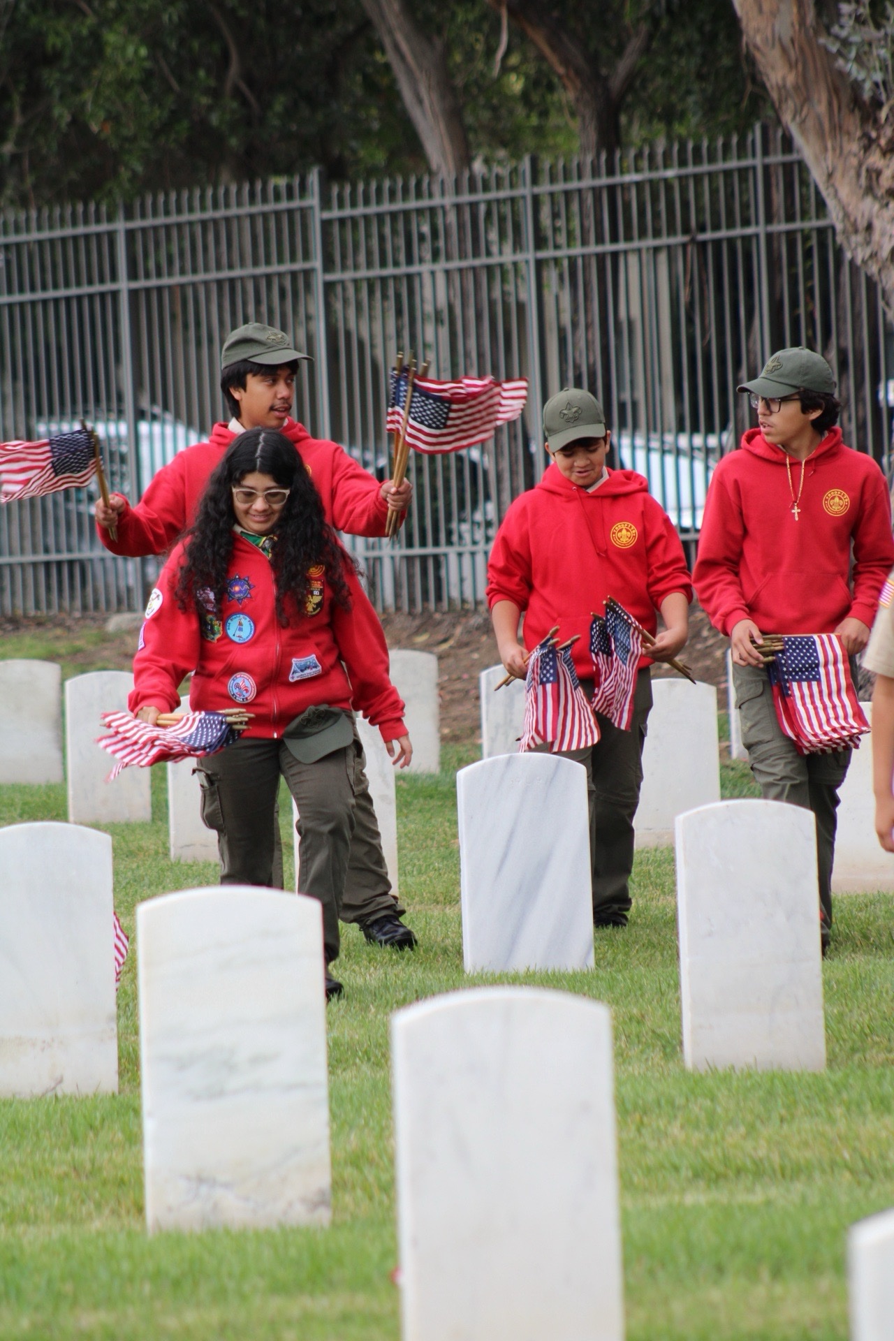 Memorial Day Place the Flags photo