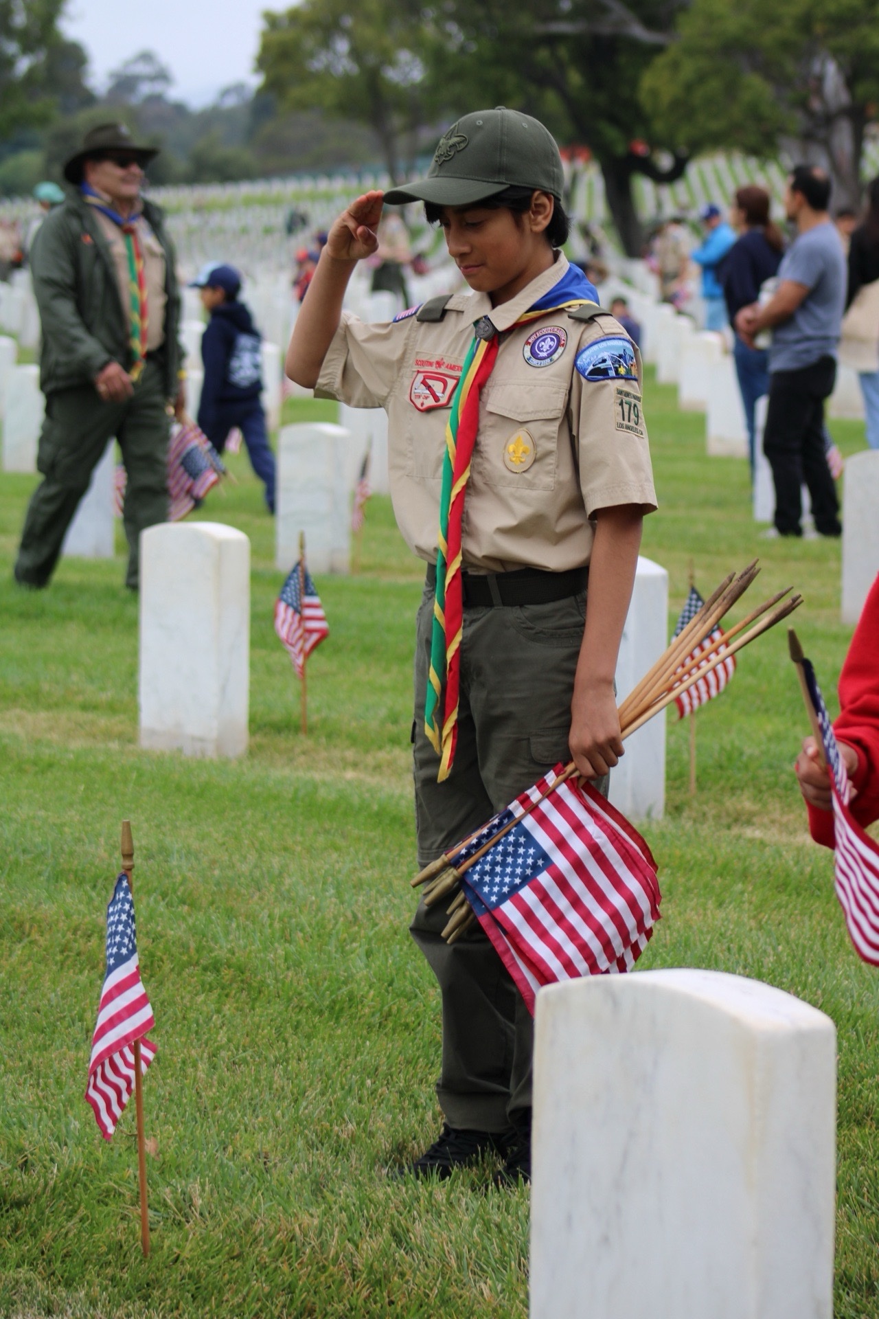 Memorial Day Place the Flags photo
