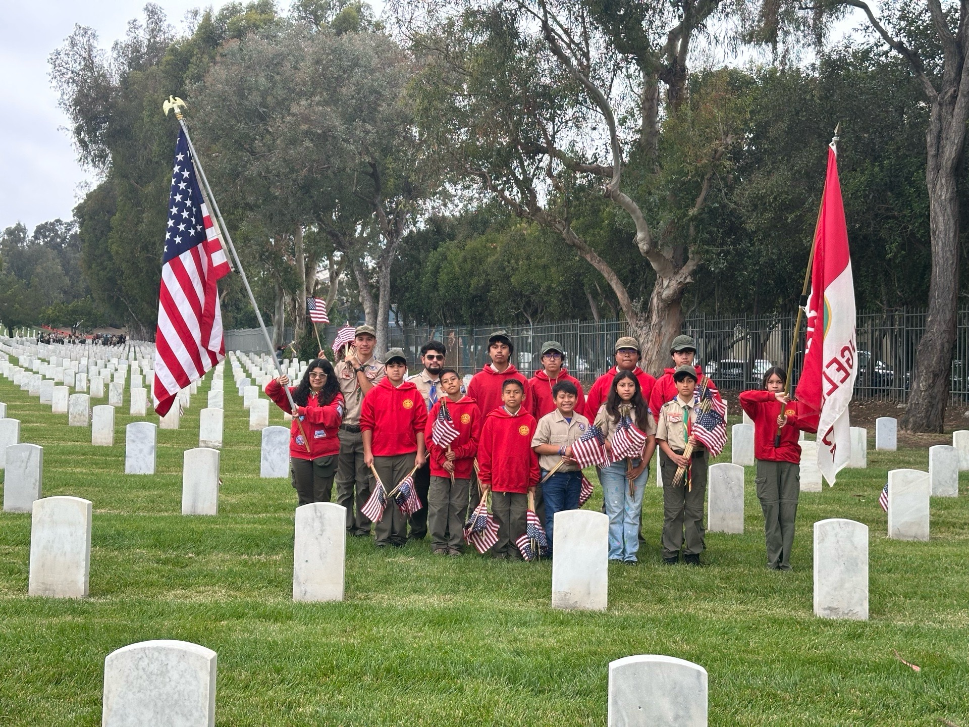 Memorial Day Place the Flags photo