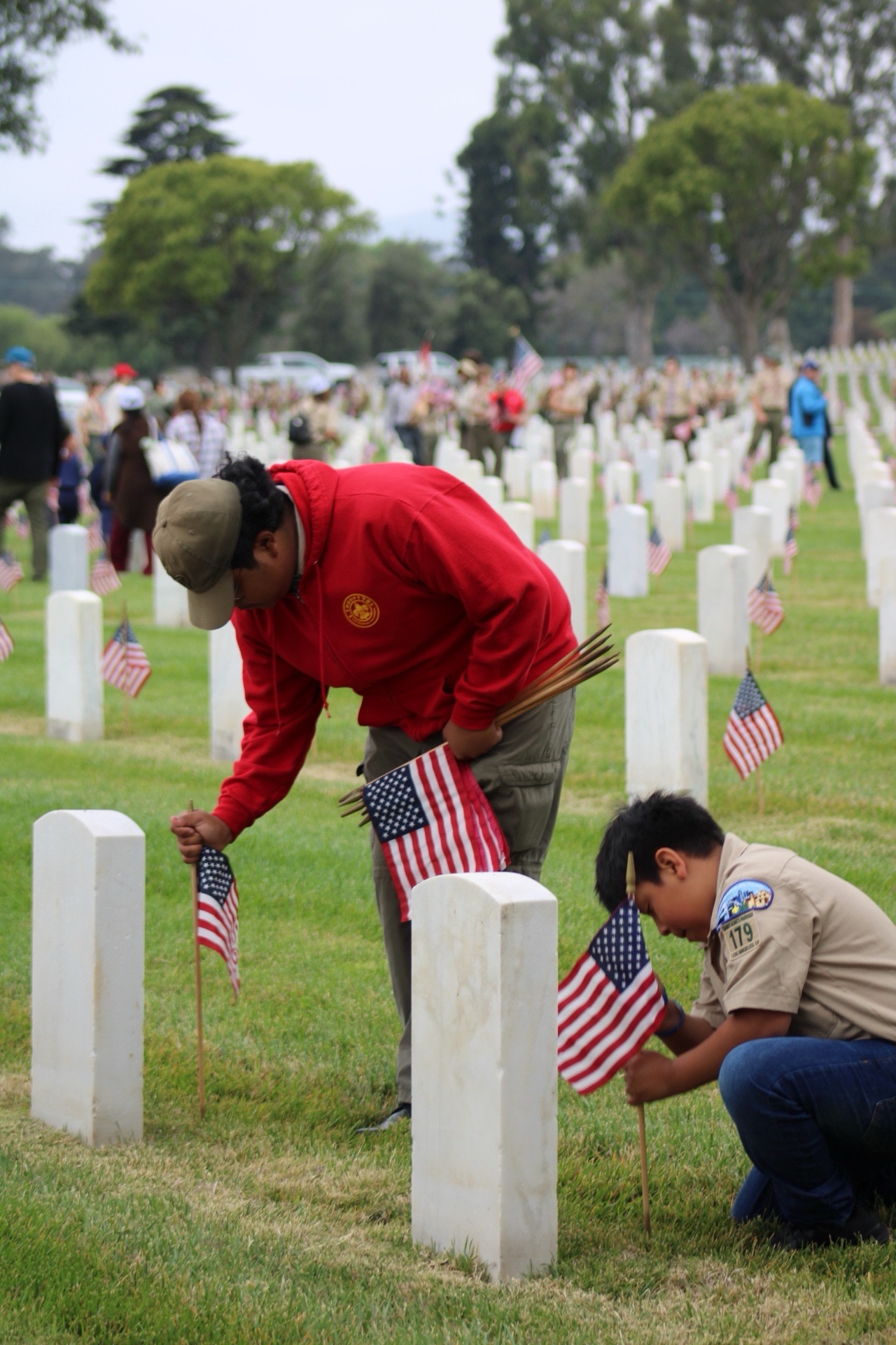 Memorial Day Place the Flags photo