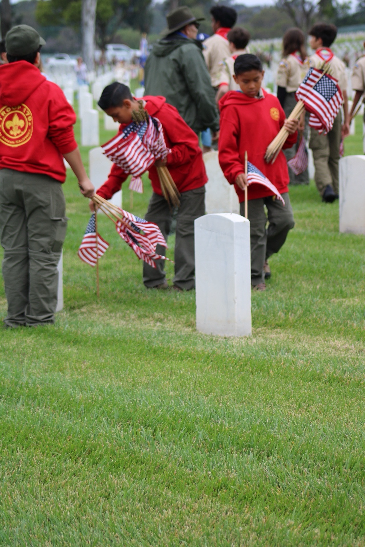 Memorial Day Place the Flags photo