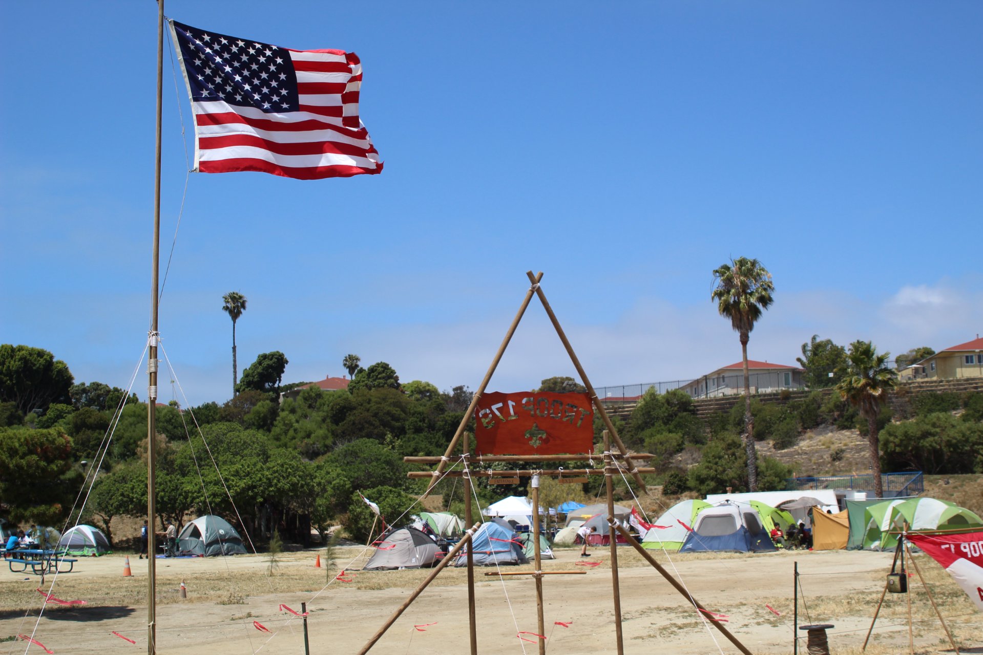 troop sign photo