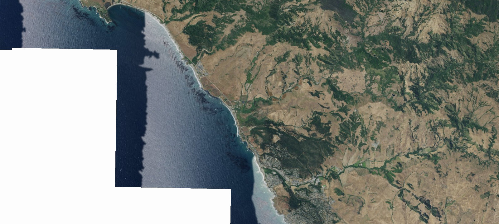 Map of San Simeon Creek Campground