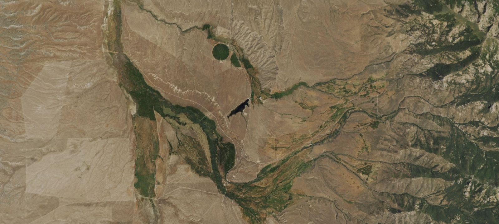 Map of Zunino/Jiggs Reservoir
