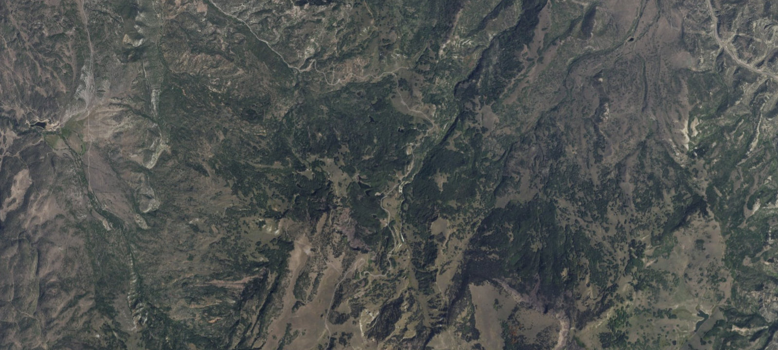 Map of Farnsworth Dispersed Camping