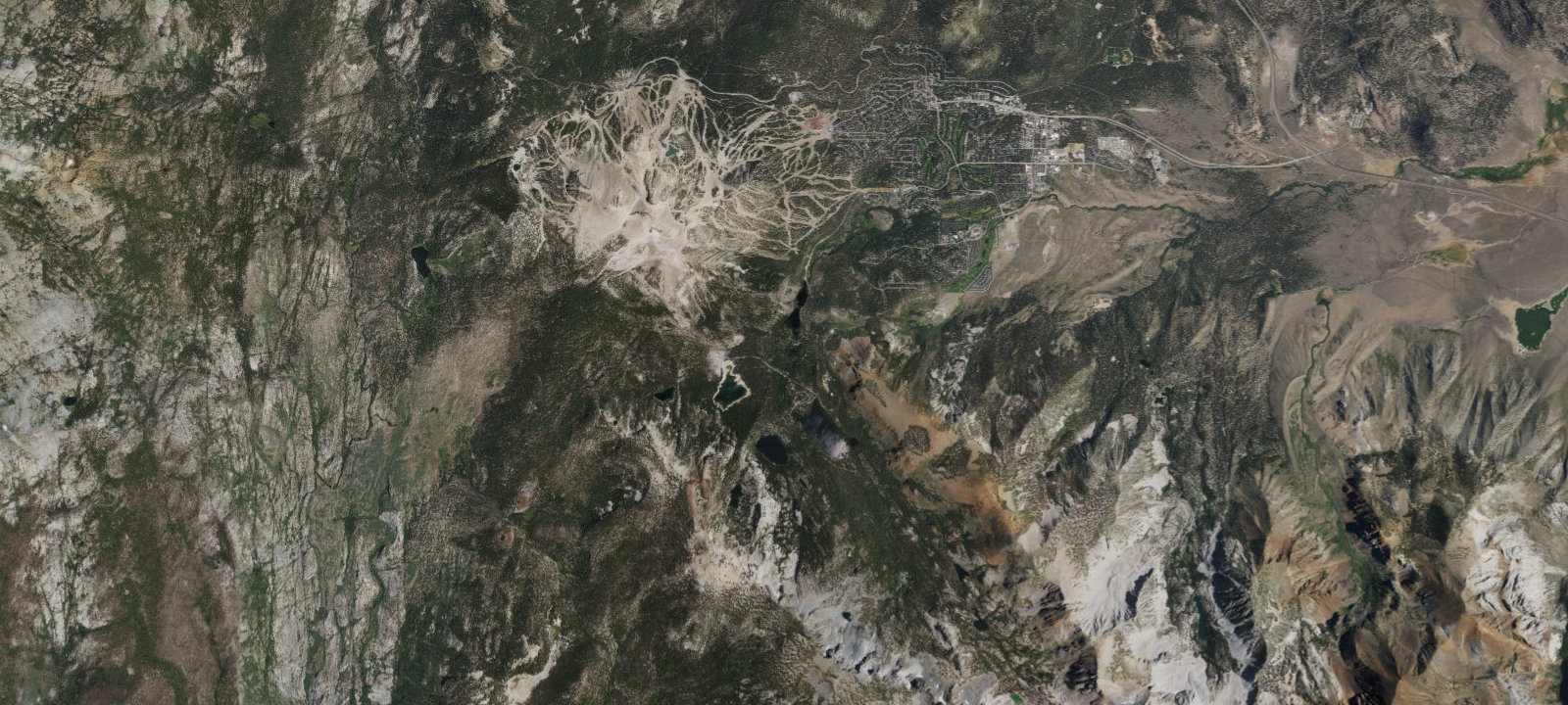 Map of Twin Lakes Campground