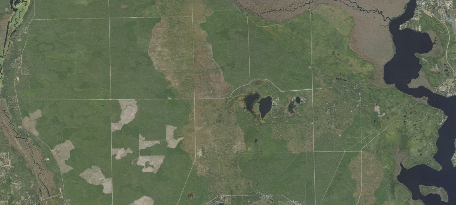 Map of Lake Delancy West Campground